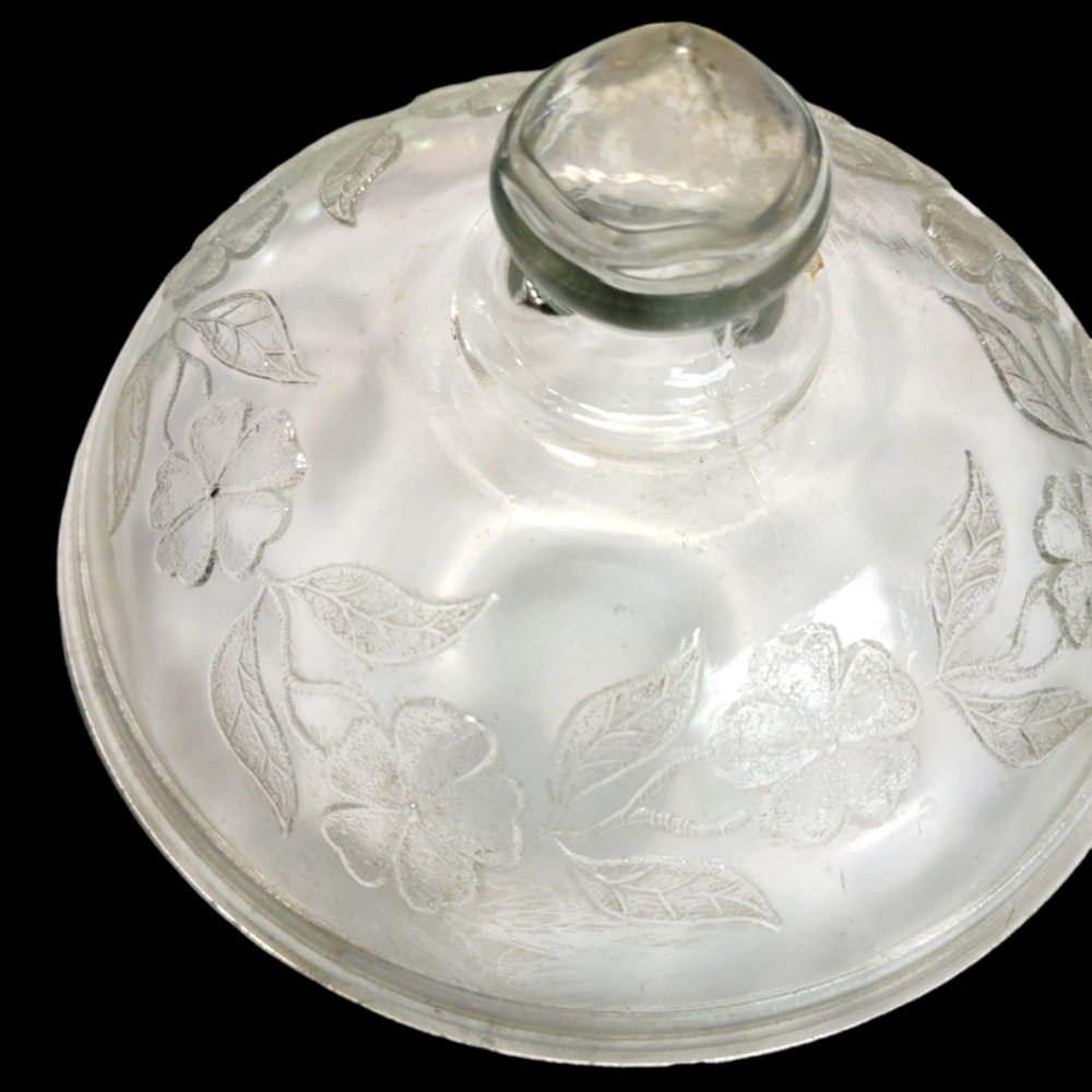 VintageCut Glass Dome Lid